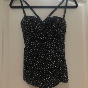 Sexy Guess polka dot bustier top